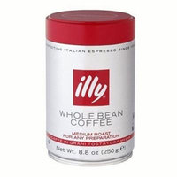 Illy roasted espresso coffee beans. 8.8oz coffee can