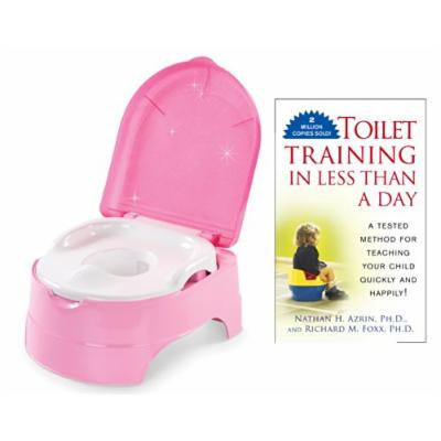 Summer Infant My Fun Potty with Toilet Training in Less Than a Day Guide Book, Pink