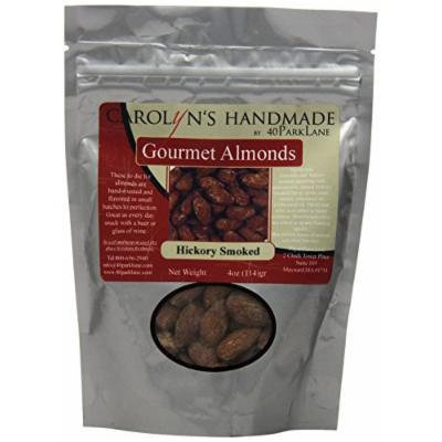 Carolyn's Handmade Gourmet Platinum Snack Bag, Hickory Smoked Almonds, 4 Ounce