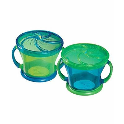 Munchkin Snack Catcher Snack Dispenser 2-Pack - green, one size