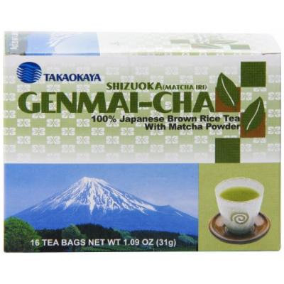Imported Shizuoka Matcha Genmai Tea Bag, 1.09 Ounce