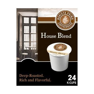 Barista Prima Coffeehouse HOUSE BLEND & FRENCH ROAST Variety Pack 48 K-Cups for Keurig Brewers
