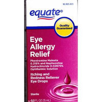 Eye Allergy Relief, 0.5 fl oz, Itching and Redness Reliever, By Equate