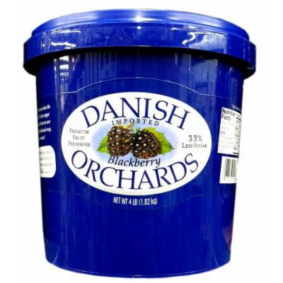 Danish Orchards Preserves BLACKBERRY Premium Fruit 4LB. (Single)