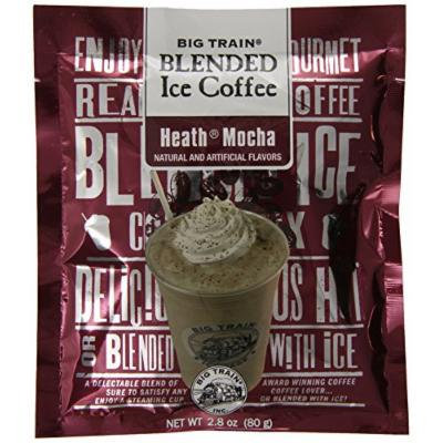 Big Train Blended Ice Coffee, Heath Mocha, 2.8-Ounce Bags (Pack of 25)