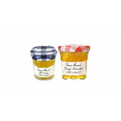 Bonne Maman Duo Mini Jars - 1 Oz X 30 Pcs (15 Orange, 15 Honey)