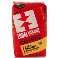 Equal Exchange Organic Coffee, French Roast, Whole Beans, 10 Ounces