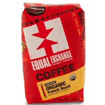 Equal Exchange Organic Coffee, French Roast, Whole Beans, 10 Ounces