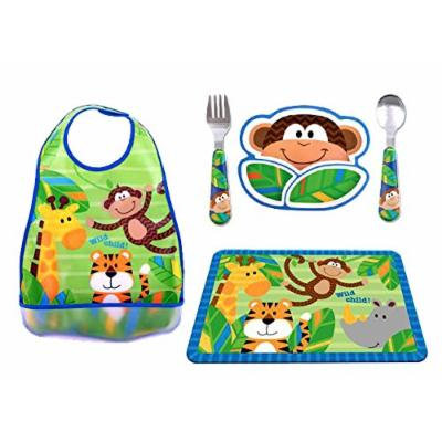 Stephen Jospeh Monkey Complete Meal Time Set