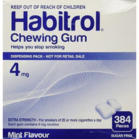 Habitrol Nicotine Gum 4mg Mint BULK 384 pieces