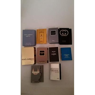 Lot of 10 Cologne & Perfume Travel Size YSL Dolice&gabbana Bvlgari Alien Clean Versace Escada 10 Different Scents