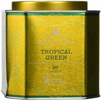Harney & Sons HRP Tropical Green 30 Ct Sachet Tin