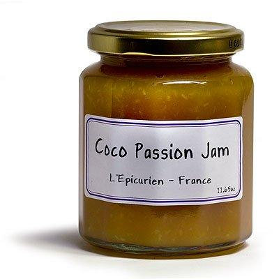 Coco Passion - Coconut and Passion Fruit Jam - L'Epicurien 11.6 oz, One