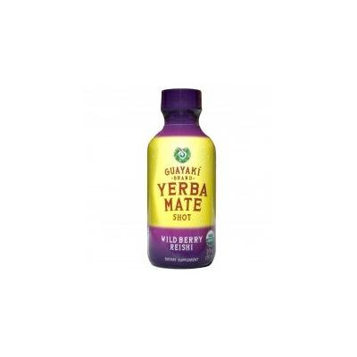 Guayaki-yerba Mate Shot, Wild Berry Reishi 2 Oz-12 Pack