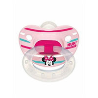 Nuk Disney Minnie Mouse Silicone Orthodontic Pacifier, Set of 2, 6-18 Months
