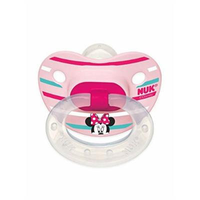 Nuk Disney Minnie Mouse Silicone Orthodontic Pacifier, Set of 2, 6-18 Months