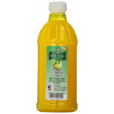 Chef-O-Van Natural Flavoring Extracts, Natural Lemon Flavor, 16 Ounce