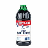 Butler's Best Green Food Coloring, Bottle, 16 fl oz