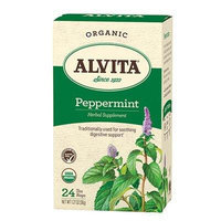 Alvita Tea Organic Herbal Peppermint Tea - 24 Bags - Pack Of 1