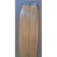 18 inches 100grs,40pcs, 100% Human Tape In Hair Extensions #24 Light Golden Blonde