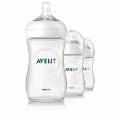 Philips Avent Natural Baby Feeding Bottles 260ml 9oz Triple 3 Pack Scf693/37 Good Gift for Mom and Baby Fast Shipping Ship Worldwide