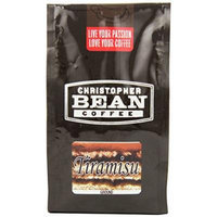 Christopher Bean Coffee Flavored Ground Coffee, Tiramisu, 12 Ounce