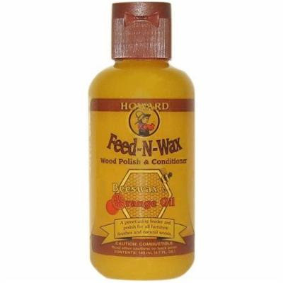 SET of 2 Howard FW0004 Feed-N-Wax Wood Polish and Conditioner, 4.7-Ounce
