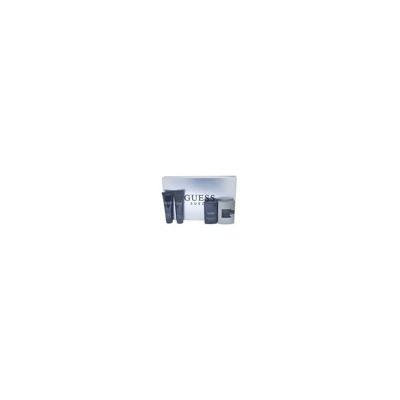 Guess Suede by Guess for Men - 4 Pc Gift Set 2.5oz EDT Spray, 3oz After Shave Balm, 3oz Hair and Body Wash, 2.5oz Alcohol Free Deodorant Stick