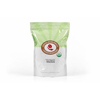 Decaf SWP Organic Mexican City Roast, Whole Bean Coffee, 16-Ounce Bags (Pack of 3)