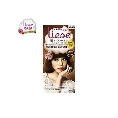 Kao Japan liese Prettia Bubble Hair Color Dying Kit - Chestnut Brown