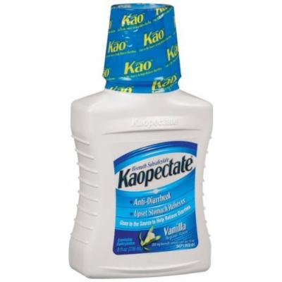 Kaopectate Anti-Diarrheal Upset Stomach Reliever, Vanilla, 8 Fluid Ounce Pack of 6