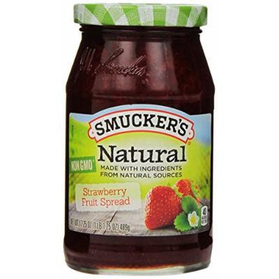 Smucker's Natural Strawberry Fruit Spread, 17.25 oz