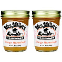 Mrs Millers Orange Marmalade (Amish Made) ~ 2 / 8 Oz. Jars
