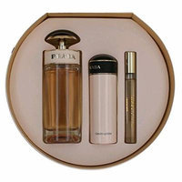 Prada Candy L'eau by Prada, 3 Piece Gift Set for Women with 2.7 oz round