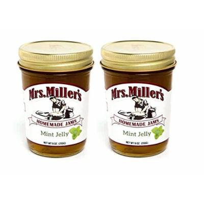 Mrs Millers Mint Jelly (Amish Made) ~ 2 / 8 Oz. Jars