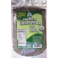 Marquis-Nutra Foods / Get Chia Brand Certified Organic Chia Seeds - 1 TOTAL POUND = ONE x 1 Pound Bag