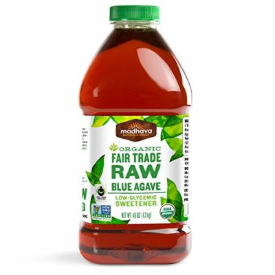 Madhava Organic Agave Nectar, Raw, 46 Ounce (Pack of 2)