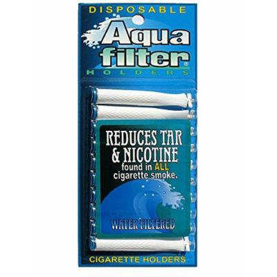 AquaFilter Disposable Cigarette Holders - 10 Filters Per Pack, Free TarTrap Brand Filters! (Pack of 20 (200 Filters))