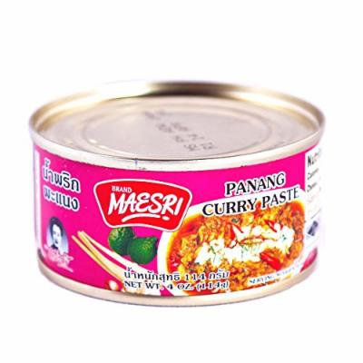 Panang Curry Paste Maesri Brand 4 Oz. ( Pack of 6 )