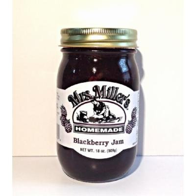 Mrs. Miller's Amish Homemade Blackberry Jam 18 oz/509g