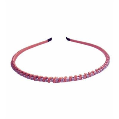 Light Pink Beautiful Thin Studded Hard Headband