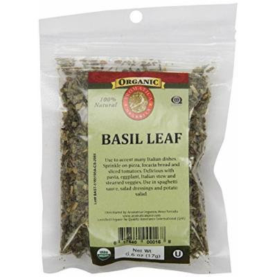 Aromatica Organics Basil Leaf Medium Cut, 0.6-Ounce (Pack of 6)