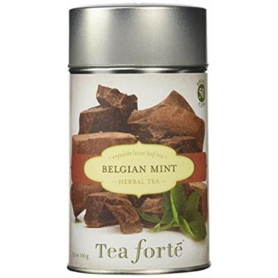 Tea Forte BELGIAN MINT Loose Leaf Herbal Tea, 3.5 Ounce Tea Tin