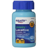 Maximum Strength Laxative, Sennosides Stimulant Laxative, 25mg, 90ct, By Equate, Compare to Maximum Strength Ex-Lax