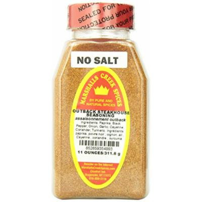 Marshalls Creek Spices Outback Steakhouse Seasoning, No Salt, 11 Ounce