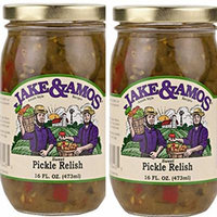Jake & Amos Sweet Pickle Relish / 2 - 16 Oz. Jars