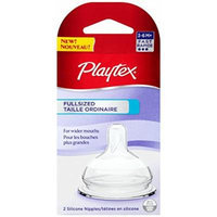 Playtex Full-Sized Nipple, Fast Flow, 4-Count