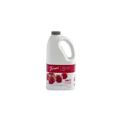 Torani Strawberry Real Fruit Smoothie (1 Single 64 Ounce Bottle-Half Gallon-1.89-liter bottle)