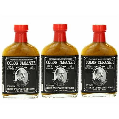 Professor Phardtpounders Colon Cleaner Hot Sauce, 3 - 6 Oz Bottles