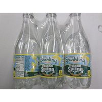 Poland Spring Sparkling Spring Water,Lemon 16.9 fl oz. (Pack of 6)